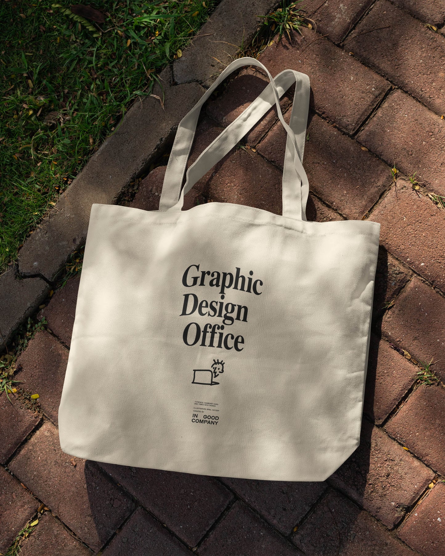 Graphic Design Office Tote Bag (Beige)