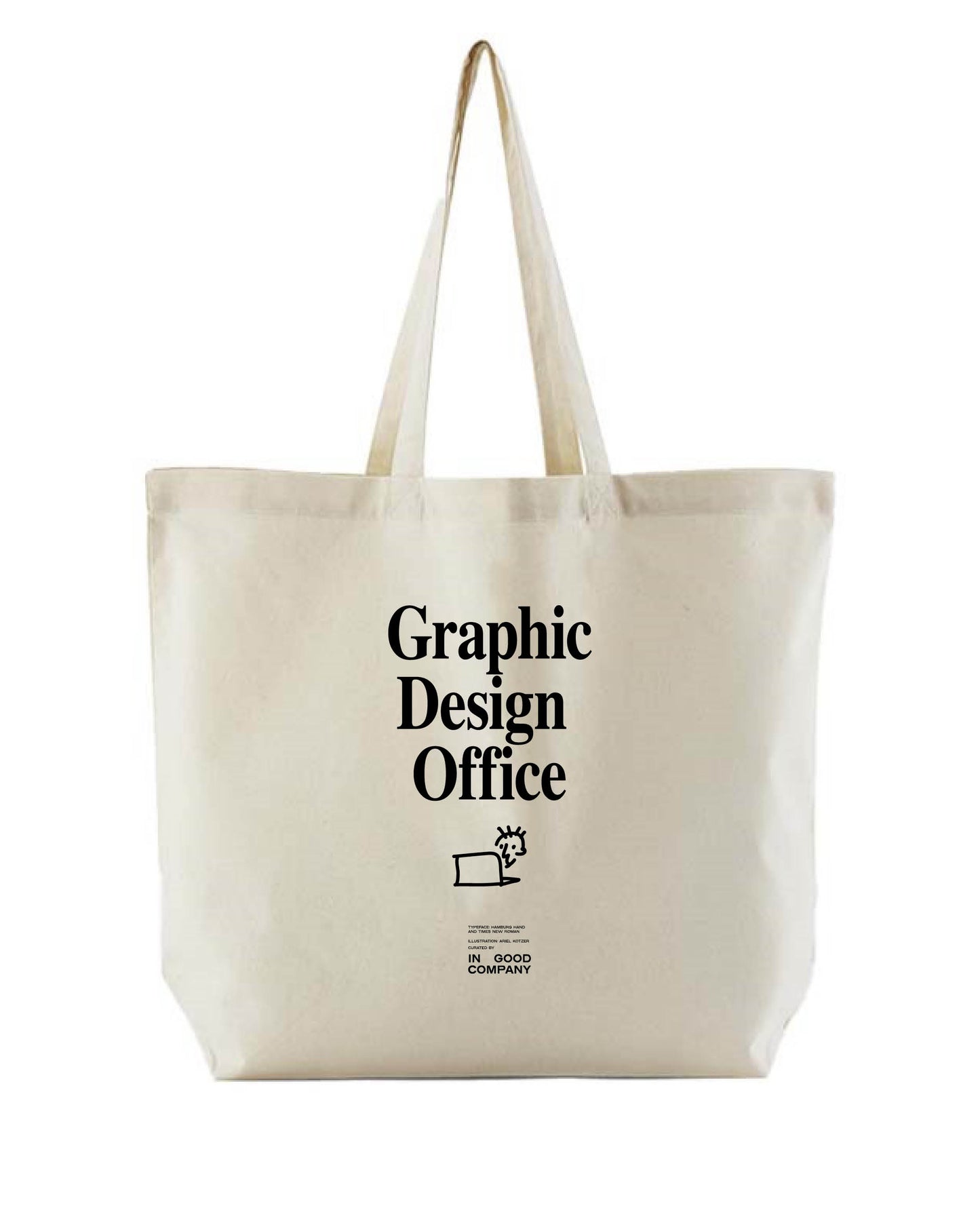 Graphic Design Office Tote Bag (Beige)