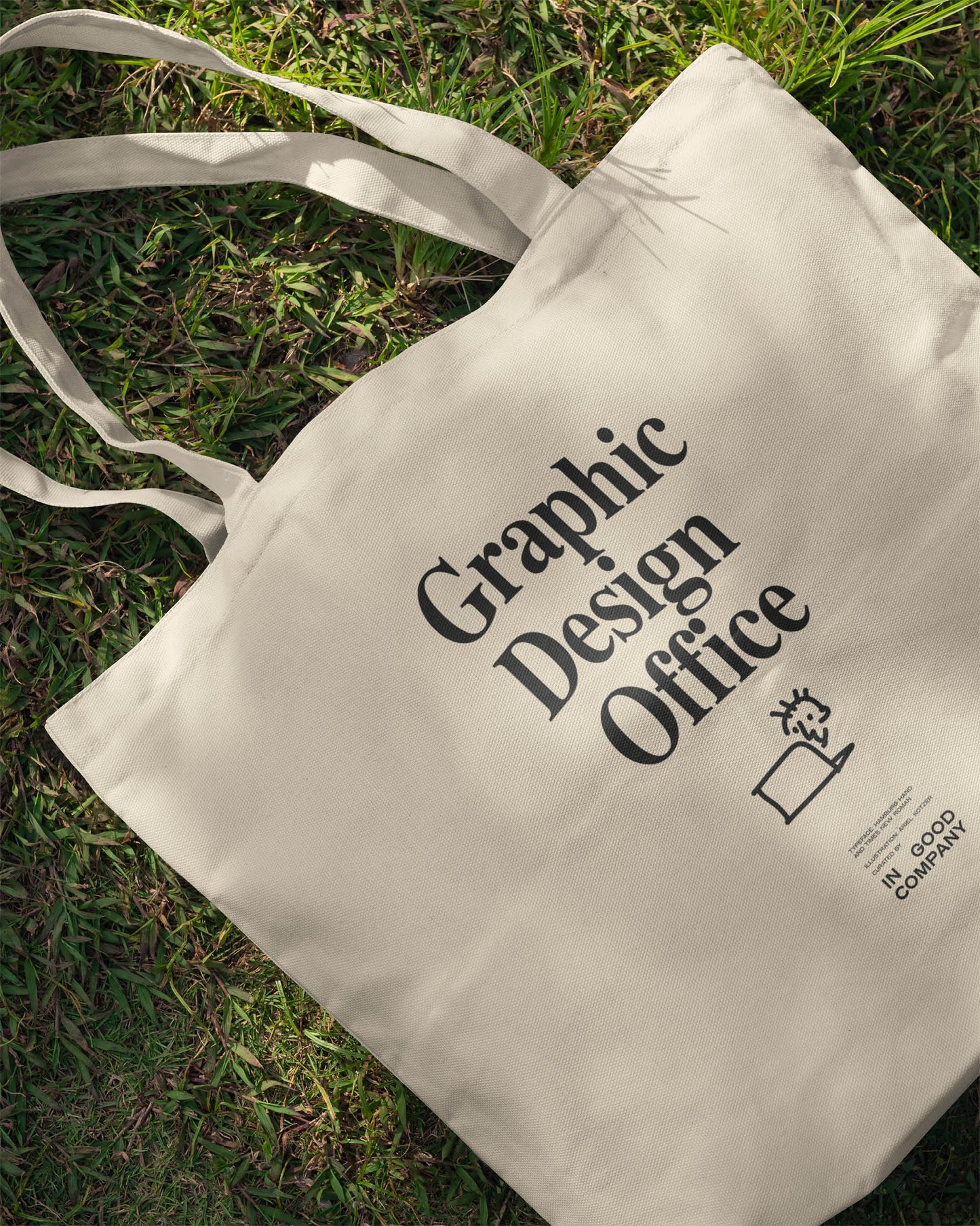 Graphic Design Office Tote Bag (Beige)