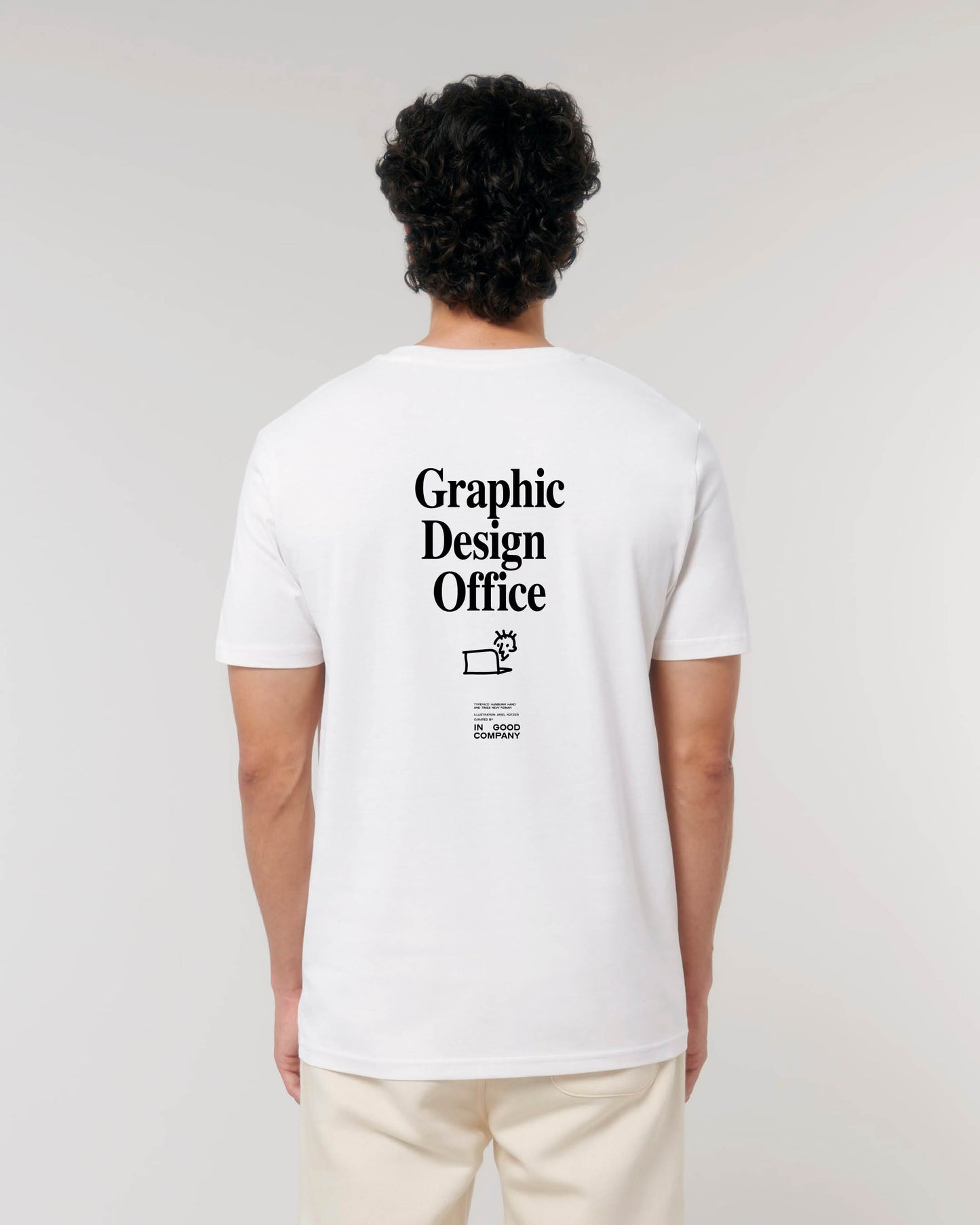 Graphic Design Office T-Shirt - white / black