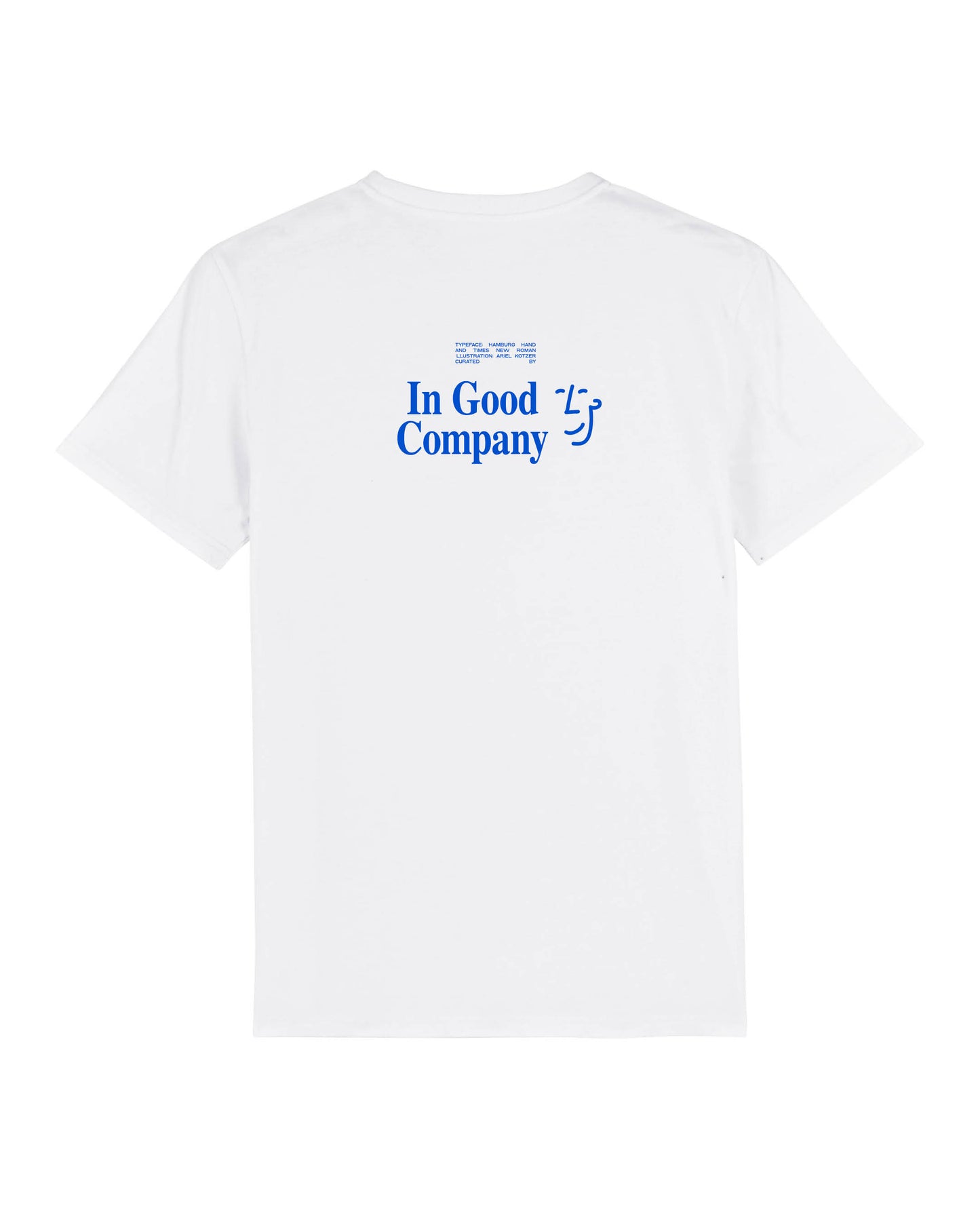 In Good Company T-Shirt - white / blue