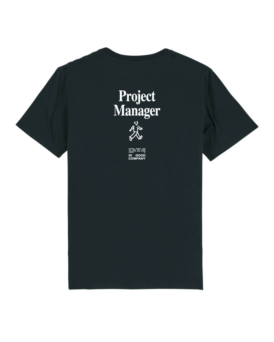 Project Manager T-Shirt - black / white