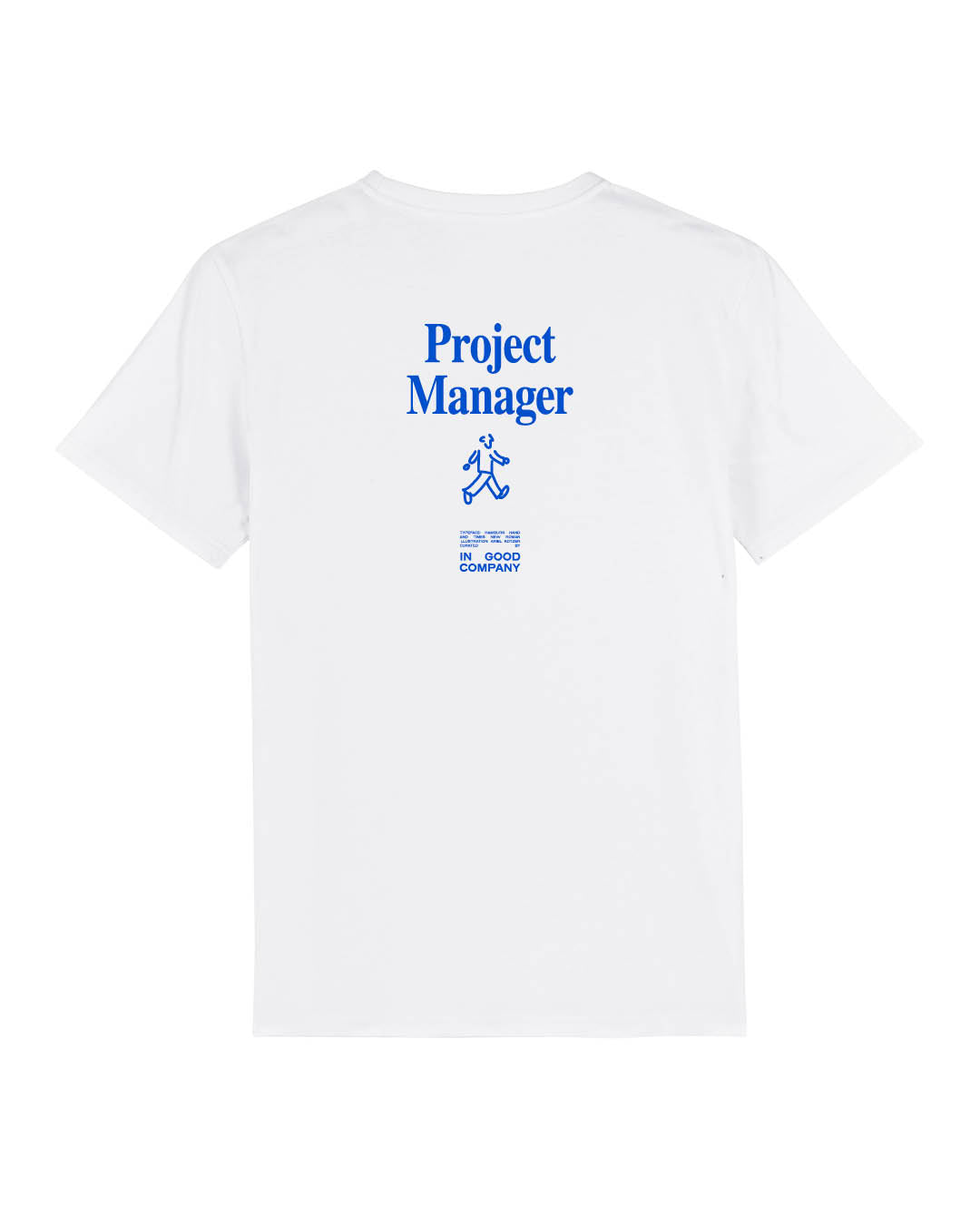 Project Manager T-Shirt - white / blue