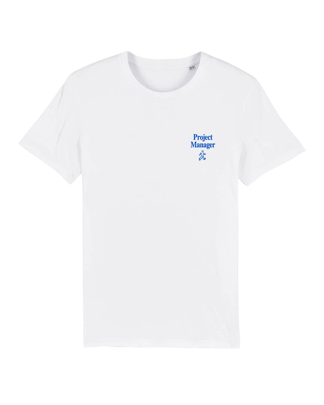 Project Manager T-Shirt - white / blue